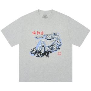 Футболка Palace Great Wall Of Tri-Na T-Shirt, цвет Grey Marl