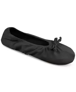 Женские эластичные атласные балетки Muk Luks, черный