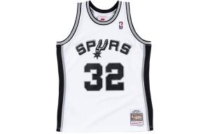 Mitchell Ness Баскетбольные майки унисекс, белые, умеренно прямого кроя