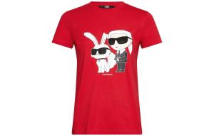 Футболка с принтом Карла Шупетта Karl Lagerfeld