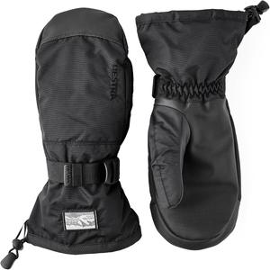 Варежки Hestra Unisex Gauntlet Sr, водонепроницаемые, ветрозащитные, утепленные для катания на лыжах и сноуборде, для мужчин и женщин, Black/Black
