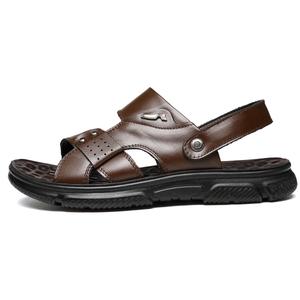 FAPAI Пляжные сандалии мужские коричневые/черные