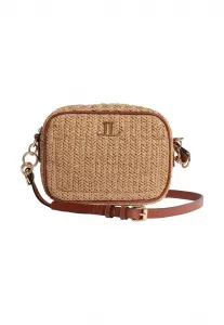 Сумка через плечо квадратной формы Lipsy, Natural Raffia