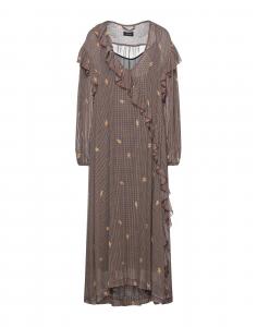 Платье миди Ottod'Ame, коричневый