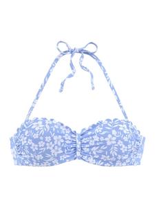 Верх бикини Vivance, цвет himmelblau/weiß