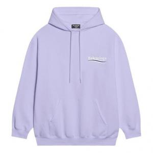 Толстовка political campaign hoodie medium fit 'purple' Balenciaga, фиолетовый