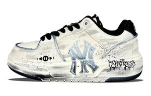 Chunky Liner Slip-Resistant Cushioning Lightweight Low-Top Skateboard Shoes Unisex Greige MLB, Greige