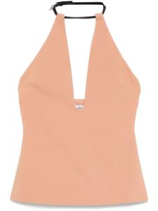 Топ с пряжкой The Attico, нейтральный