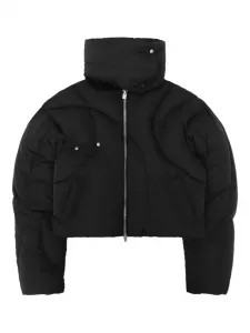 Укороченный пуховик Heliot Emil, черный