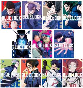 Blue Lock Series 11-Book Collection Set (Vol.7 to 17) - An Intense Soccer Manga Series for Fans of Sports and Competition (Kodansha Comics)