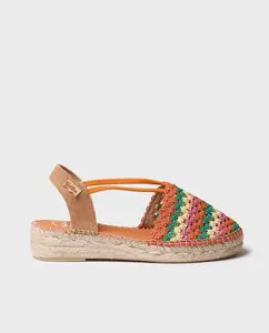 Женские эспадрильи из ткани на плоской подошве Toni Pons, мультиколор
