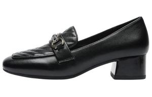 AOKANG Лоферы 4 см женские черные