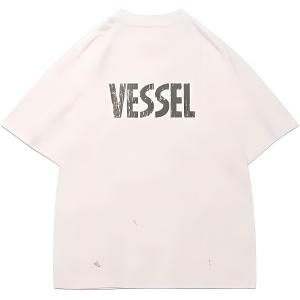 VESSEL x MANWEILIANMING футболка Unisex XVESSEL, белый