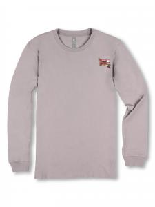 Футболка с длинным рукавом унисекс Youth Holiday Books, цвет Driftwood Grey Simply Southern, Driftwood Grey