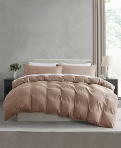 Ультрамягкий предварительно выстиранный комплект постельного белья из 3 предметов, размер King Nestl, темно-серый