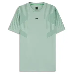 Футболка BOSS Active Push 10269941, зеленый