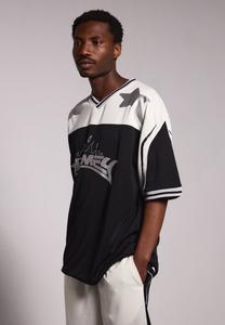 Футболка с принтом INFAMOUS DEEPER V NECK Grimey, черный