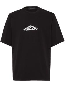 DSQUARED2 футболка с графичным принтом, черный