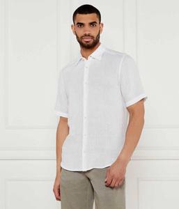 Льняная рубашка rash_2_m Regular fit Boss Orange, белый