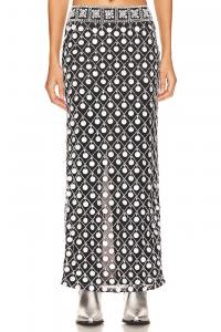 Юбка макси с декором cirié Majorelle, черный