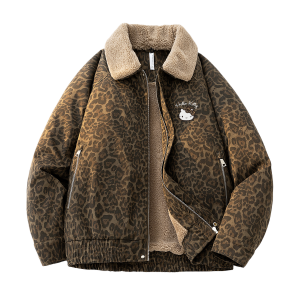 Куртка-пуховик Hello Kitty SS25, унисекс Sanrio, коричневый