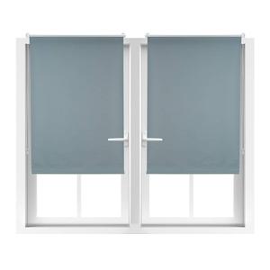 Две рулонные шторы затемняющие Relaxdays grau 70x160 см, 70 х 165 см