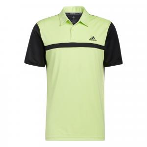NVLTY CORE Футболка поло мужская Кислотный зеленый/Черный Adidas