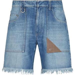 Джинсовые шорты мужские синие FENDI