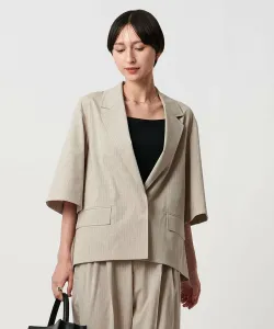 Пиджак REOPEL с коротким рукавом - можно стирать United Arrows, цвет Beige