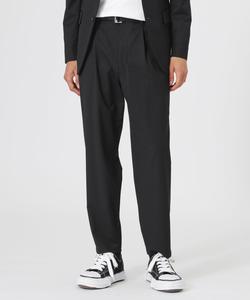 Брюки с поясом из смесовой шерсти