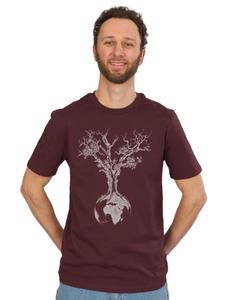 Рубашка Life-Tree Weltenbaum, коричневый