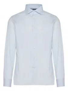 Рубашка на пуговицах Zegna, синий
