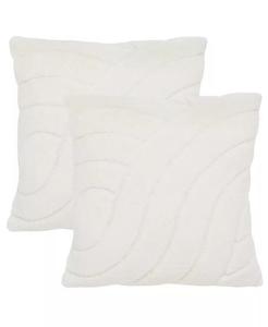 Подушка Verli 22 x 22 дюйма (набор из 2 шт.) Safavieh, слоновая кость/кремовый