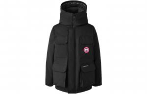 Детская утеплённая куртка Canada Goose, чёрная