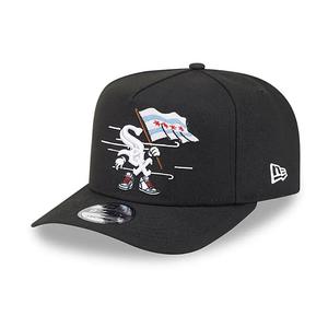 Кепка New Era Chicago White Sox 950 с мультяшным принтом, чёрного цвета