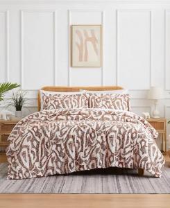Пододеяльник и накидка из микрофибры Khari Southshore Fine Linens, коричневый