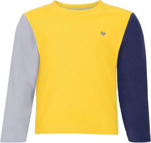 Детский флисовый комплект Obermeyer Comfy, очень мягкий, с двойным начесом, включает топ и штаны, цвет "солнце адмирала", желтый, размер S