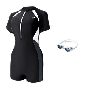 LINING Купальник слитный Women's Black White Gray