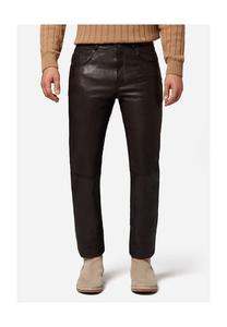 Кожаные брюки trant pant кожаные джинсы с 5 карманами из мытой кожи ягненка Ricano, коричневый