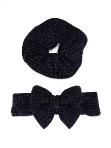 Комплект из двух повязок на голову Wauw Capow By Bangbang, черный