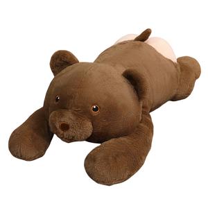 Очаровательная коллекция плюшевых кукол хаски высотой 45см/60см/80см MLING, коричневый