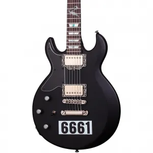Электрогитара Schecter Guitar Research Zacky Vengeance 6661 для левшей, сатиновый черный