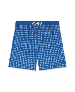 Плавки с микропринтом по всей поверхности. Paul & Shark, синий