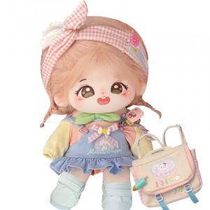 COTTON PLANET Кукла Cotton Doll Peach Blossom Bud, плюшевая кукла, высота 20 см, длина 22 см