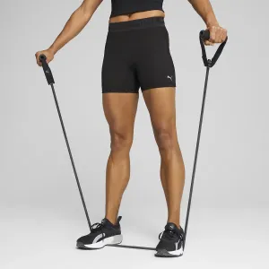 Женские кружевные HW 5" Короткие леггинсы Tig Puma, чёрный