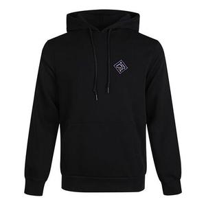 Толстовка mountain club patch pullover hoodie 'black' Converse, черный