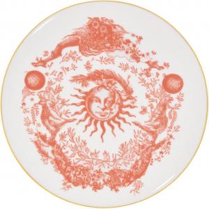 Dior Тарелки и блюдца, кораллово-красные, 23 см