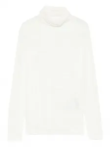 Топ Condor с высоким воротником и длинными рукавами Antonelli, белый