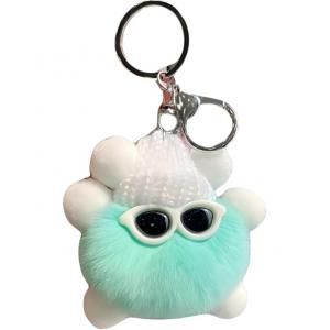 Бархатный small coal ball милый и креативный коллекционный игрушка плюш универсальный кулон 8см высота ROUERXIONG, зеленый