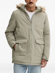 Куртка с капюшоном Adidas, зеленый